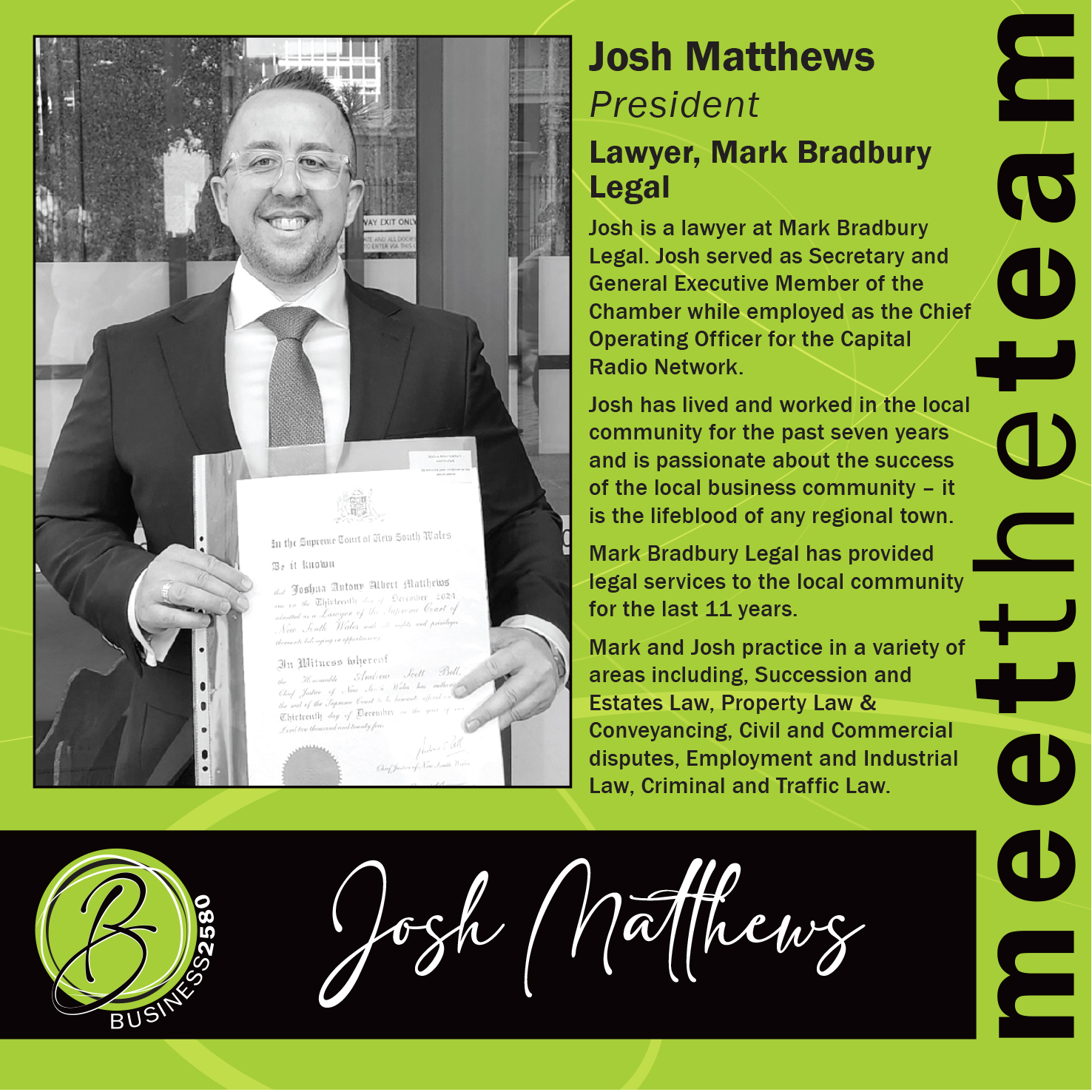 Josh Matthew Committee